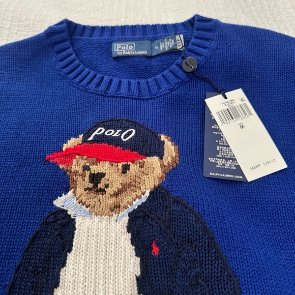 Polo by Ralph Lauren women’s Polo Bear Sweater, size M - Picture 4 of 10